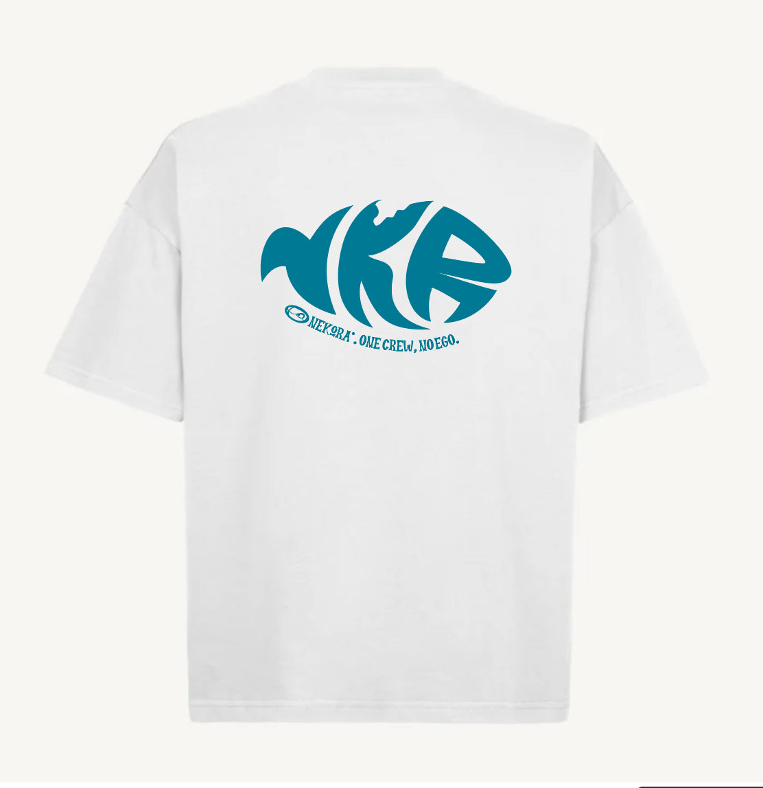Camiseta Raspa Blanca & Tuquesa