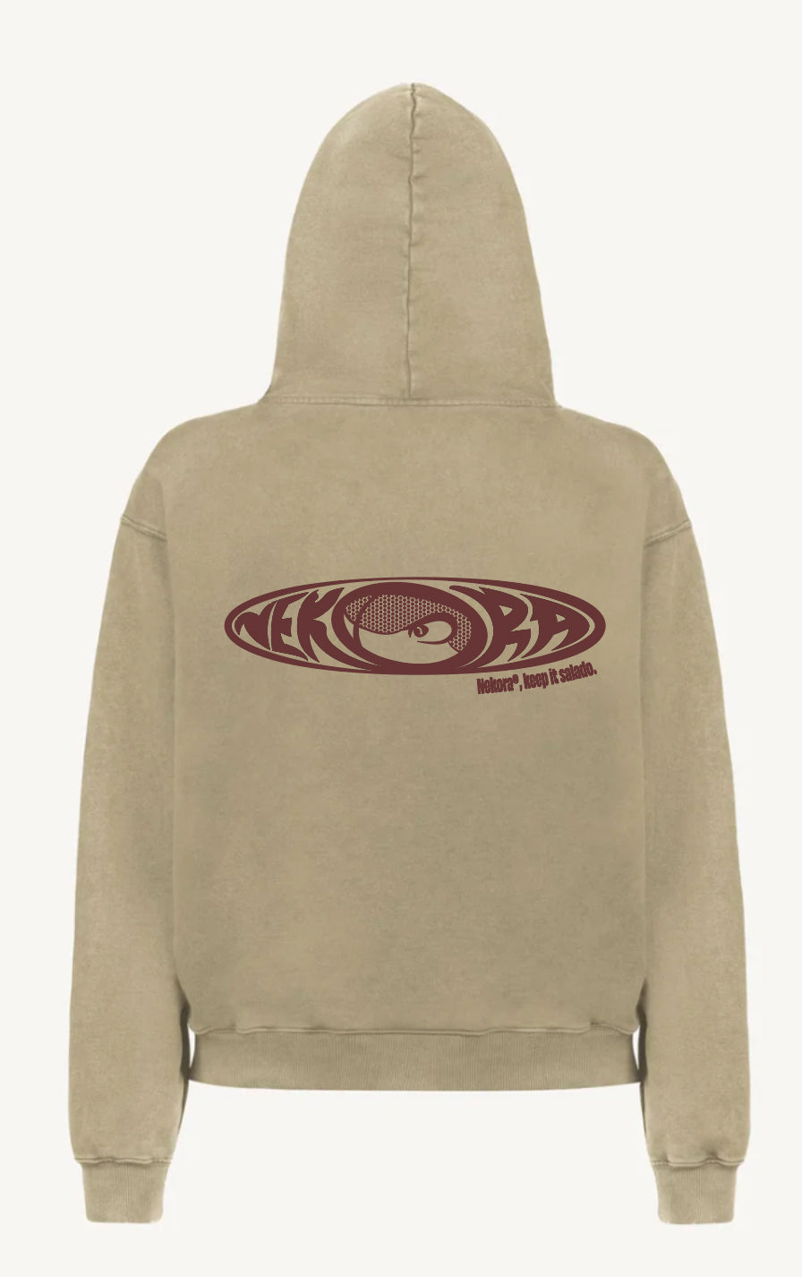 Sudadera Marea Beige & Burdeos