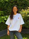 Camiseta Salitre Blanca & Roja