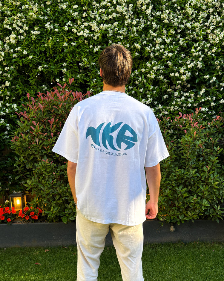 Camiseta Raspa Blanca & Tuquesa