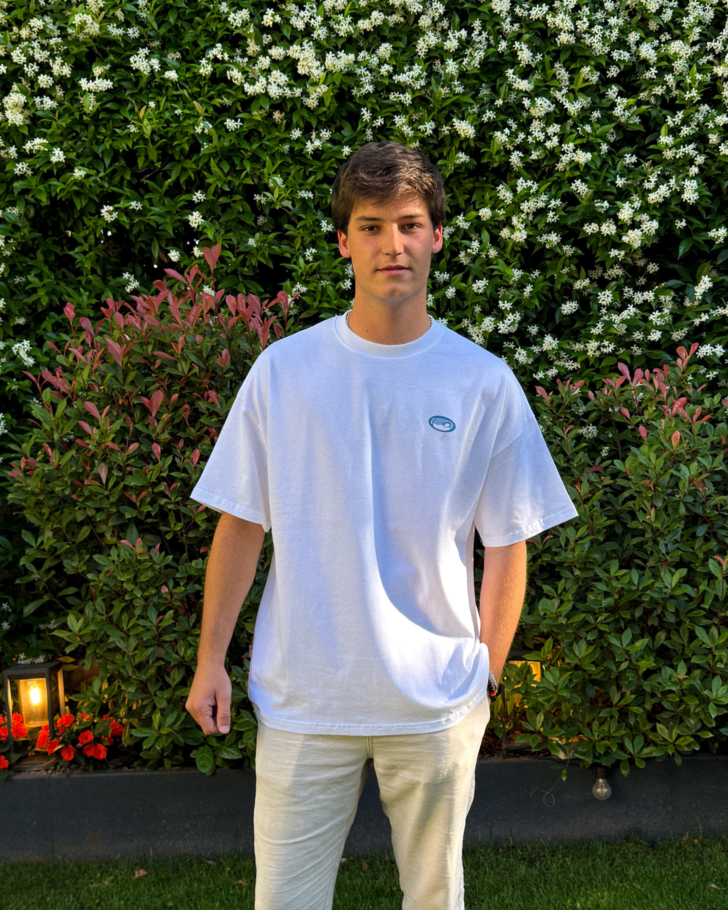 Camiseta Raspa Blanca & Tuquesa