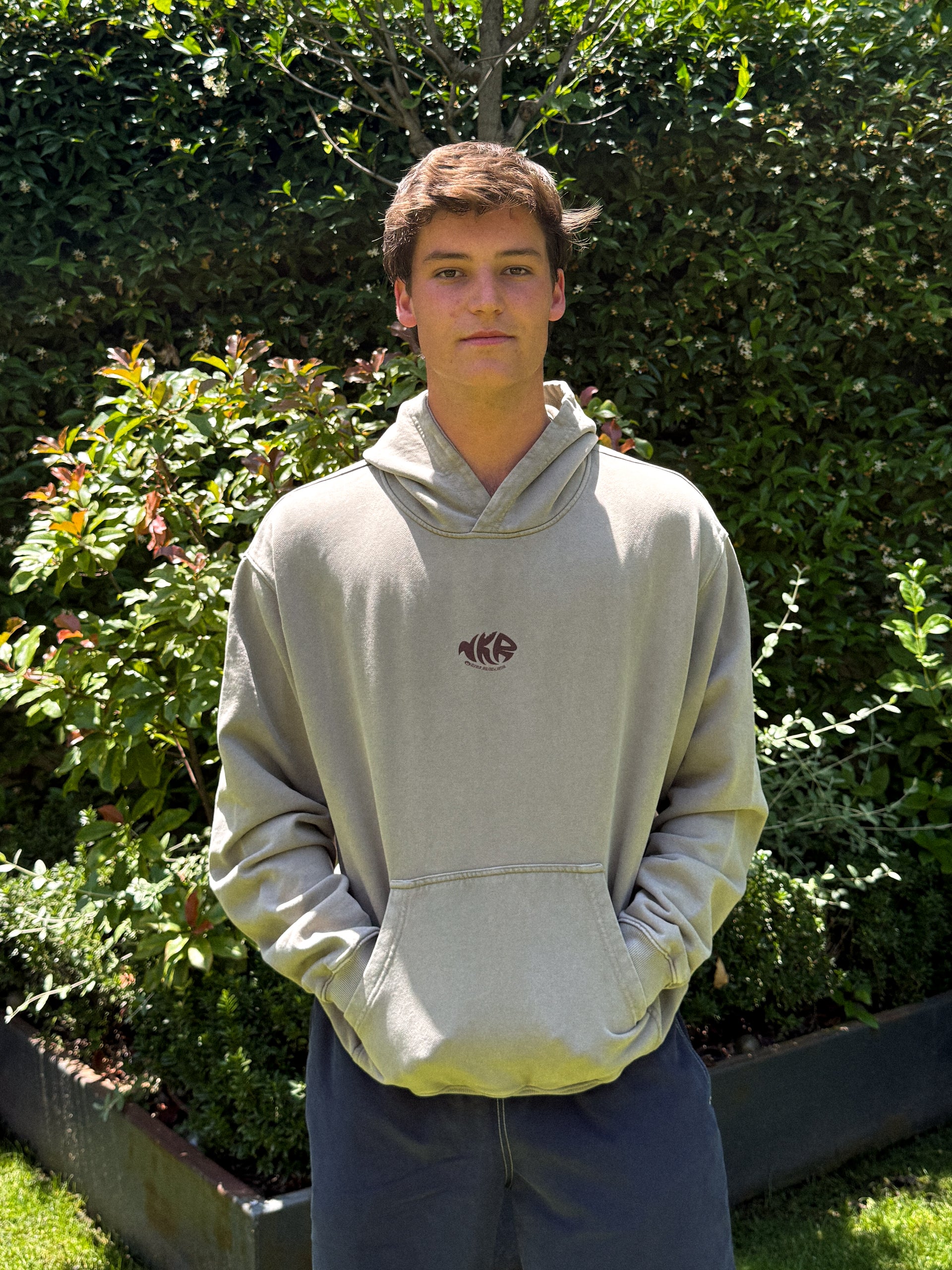 Sudadera Marea Beige & Burdeos